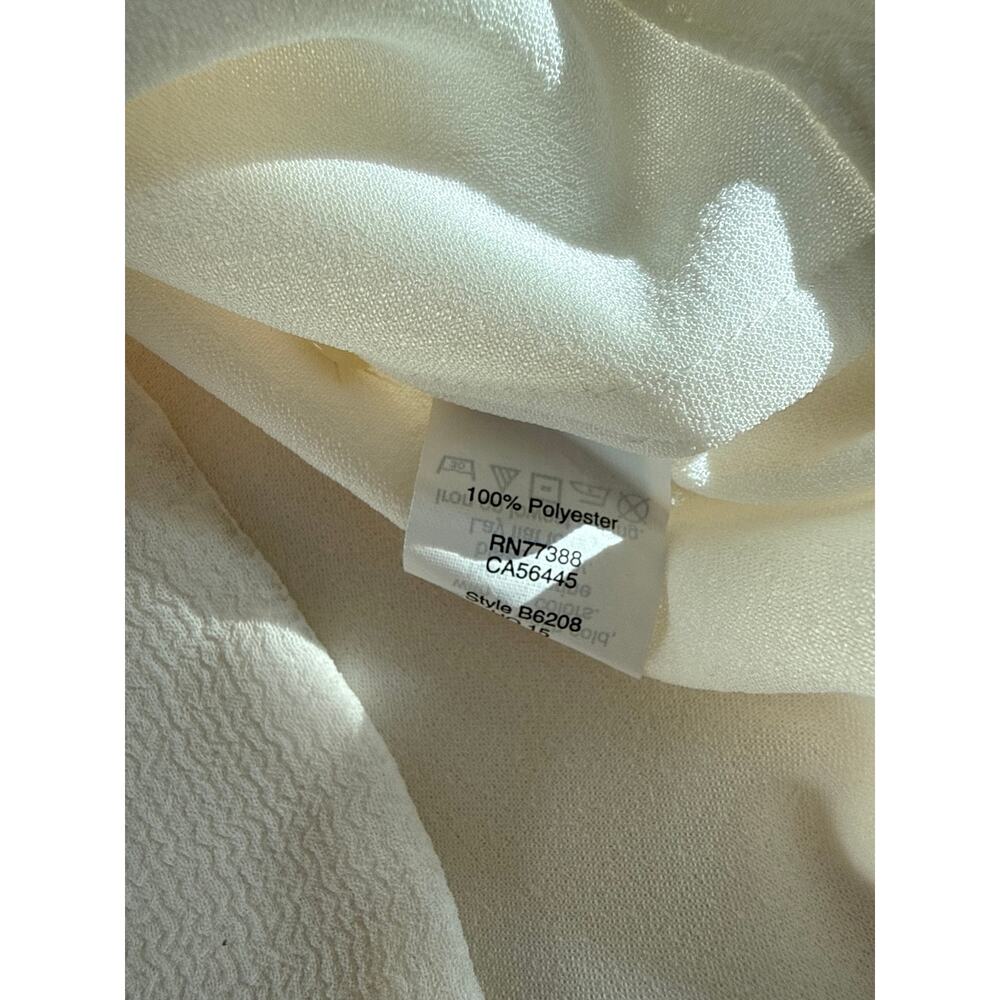 Madewell Ivory Textured Shift Blouse Top Minimal Chic Large - Picture 8 of 9